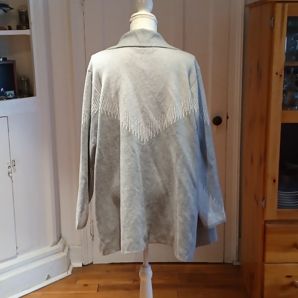 NEW Isaac Mizrahi Live Open Front Cardigan - Picture 8 of 12